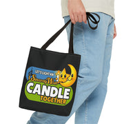 iSincerelyWish Candle Tote Bag | Cute Star and Moon Character