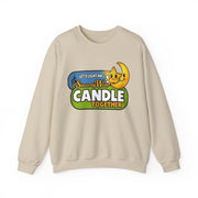 iSincerelyWish Candle Sweatshirt | Cute Star and Moon Candle Graphic