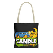 iSincerelyWish Candle Tote Bag | Cute Star and Moon Character