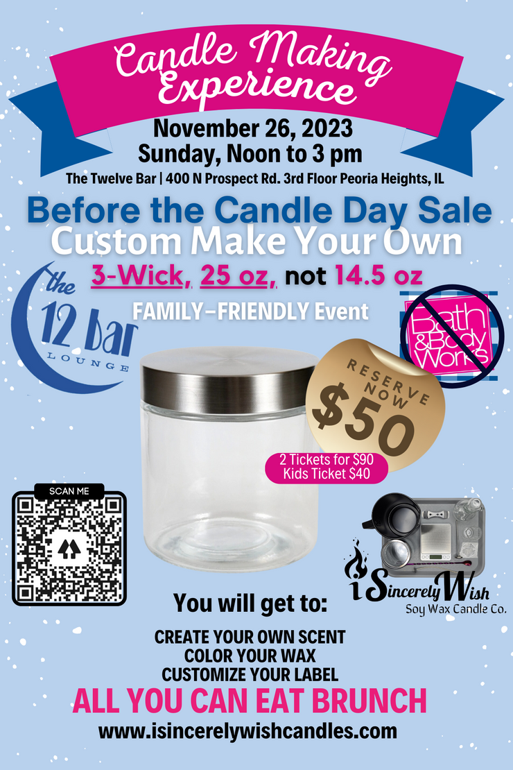 Before Candle Day Sale - Candle Making Experience