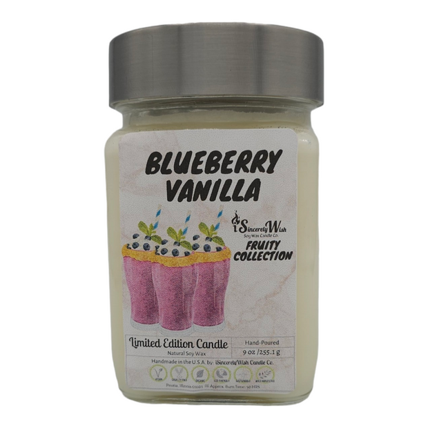 Blueberry Vanilla Square Candle