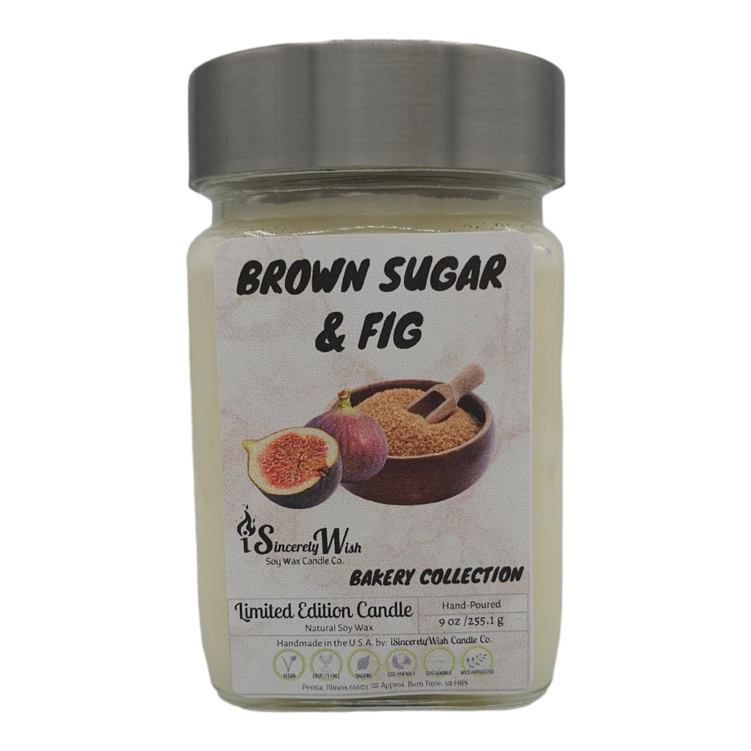 Brown Sugar and Fig Square Candle