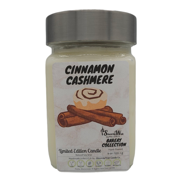 Cinnamon Cashmere Square Candle