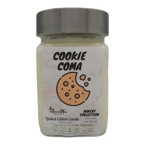 Cookie Coma Square Candle