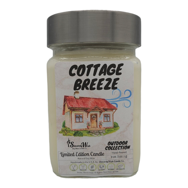Cottage Breeze Square Candle