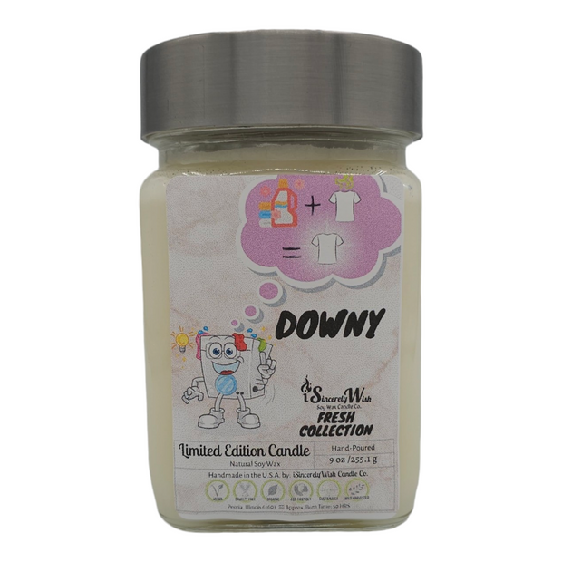 April Fresh Downy Square Candle