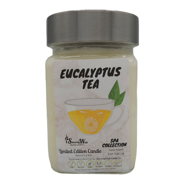 Eucalyptus Tea Square Candle