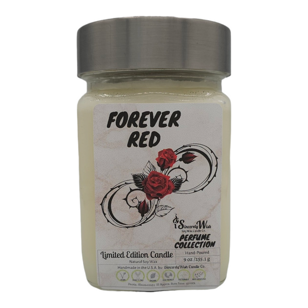 Forever Red Square Candle