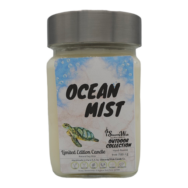 Ocean Mist Square Candle