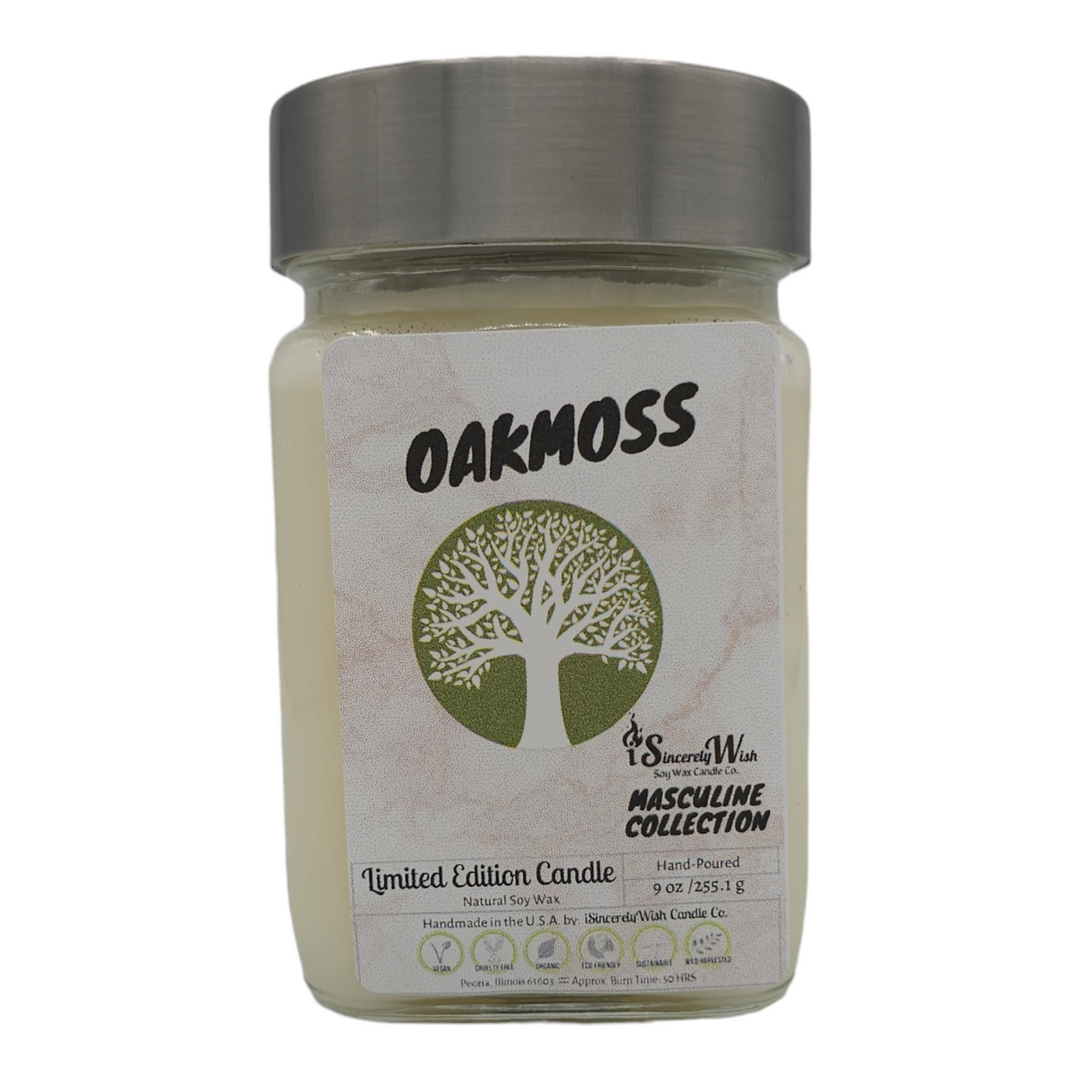 Oak Moss Square Candle