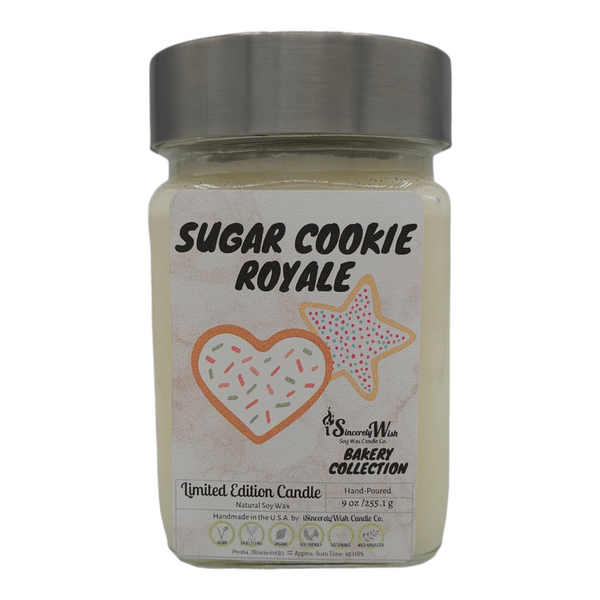 Sugar Cookie Royale Square Candle