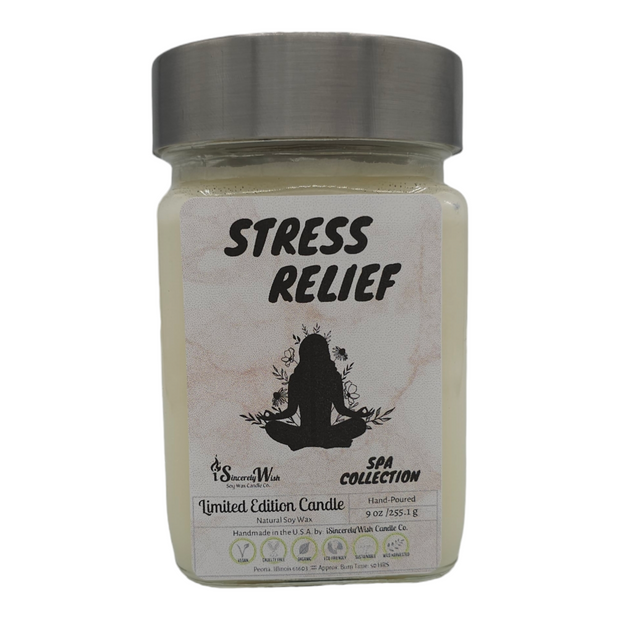 Stress Relief Square Candle