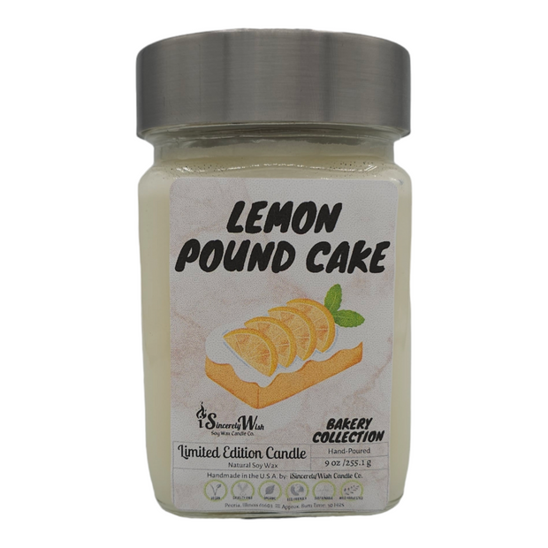 Lemon Pound Cake Square Candle