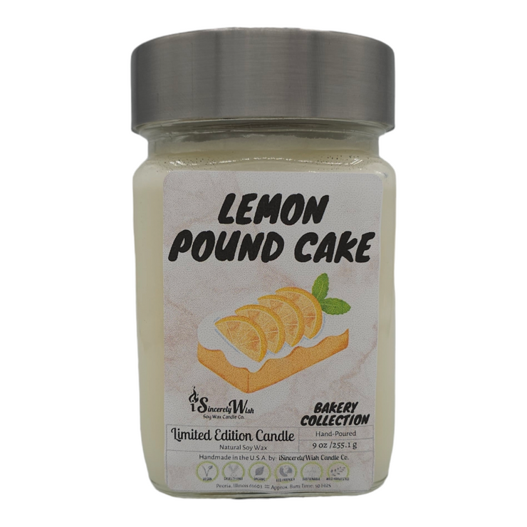 Lemon Pound Cake Square Candle