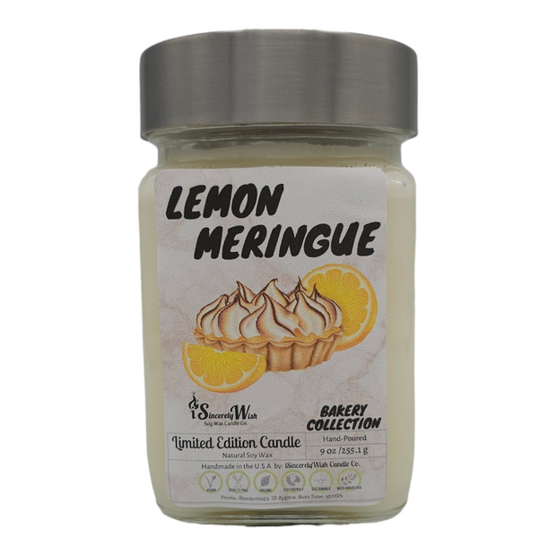 Lemon Meringue Square Candle