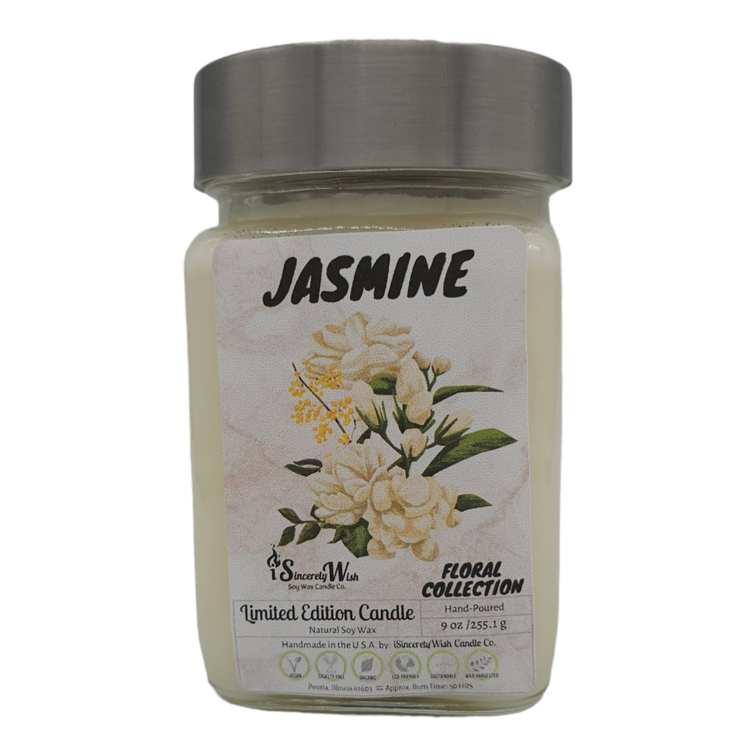 Jasmine Square Candle