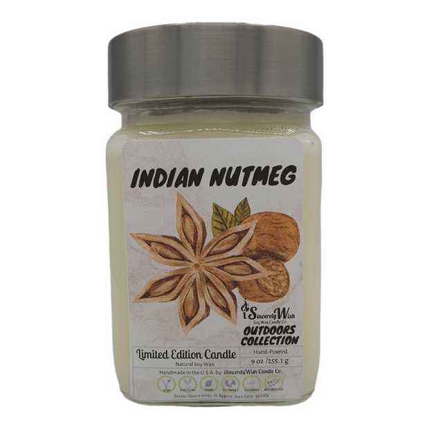 Indian Nutmeg Square Candle
