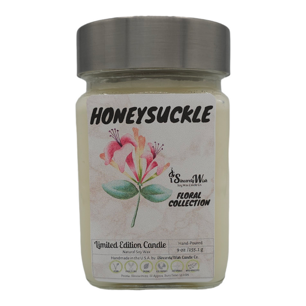 Honeysuckle Square Candle