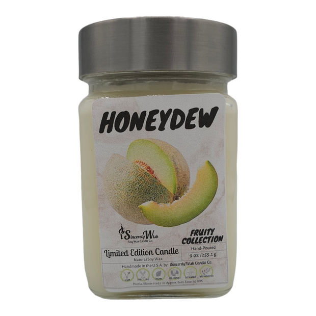 Honeydew Melon Square Candle