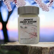 Japanese Cherry Blossom Square Candle