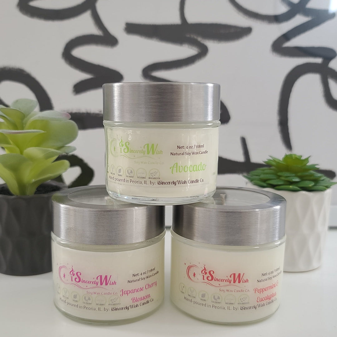 Candle Wick Trimmer & Randomized 4oz Sample Size Candle