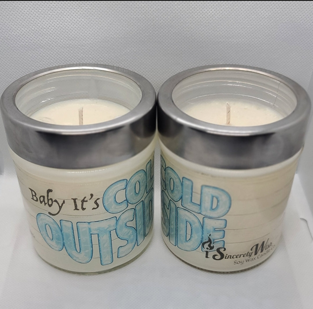 Baby It's Cold Outside Candle
